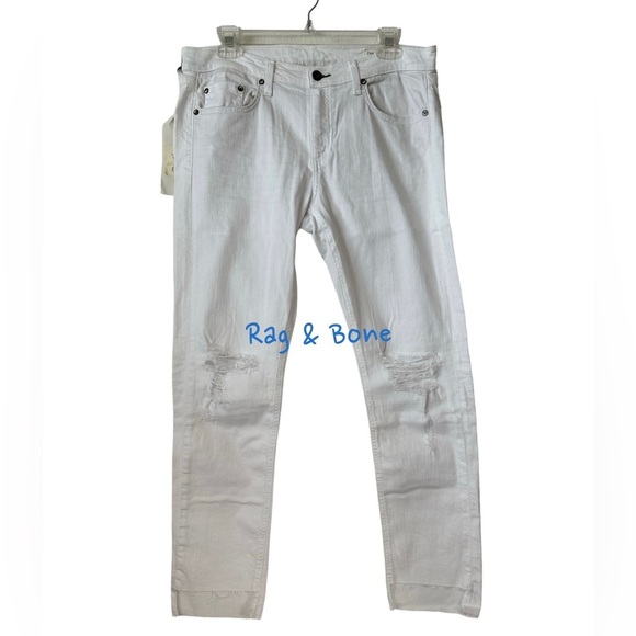rag & bone Denim - RAG & BONE Dre Capri White Size 30 BNWT